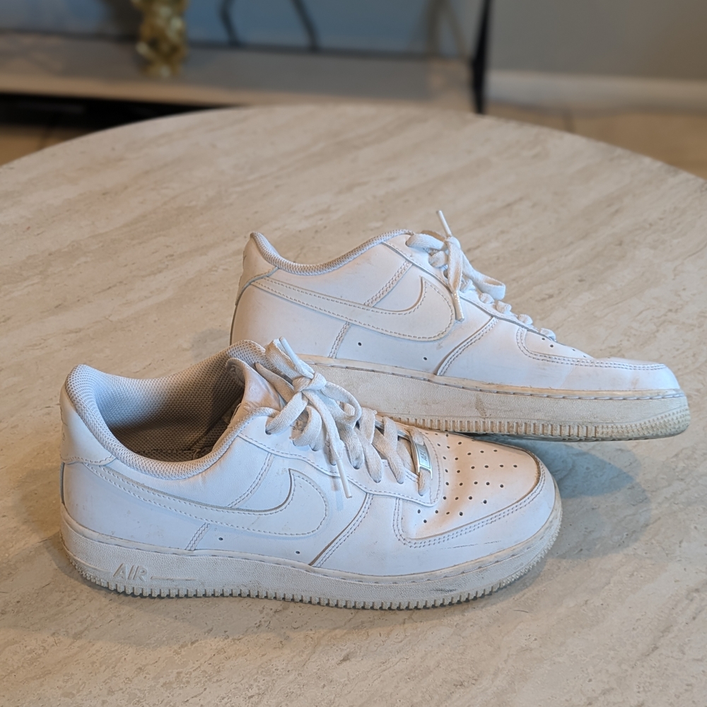 White Nike Air Force 1 Sneakers